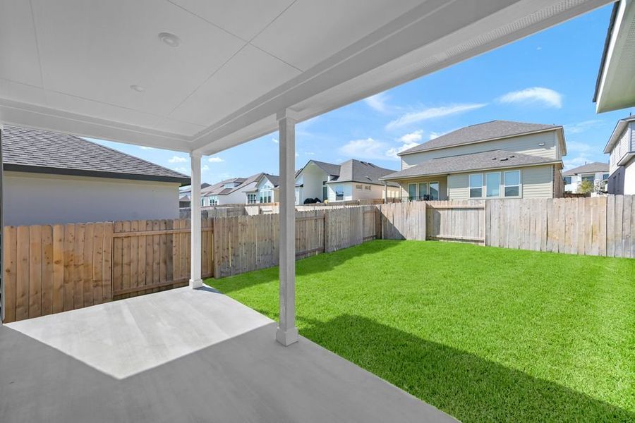 Exterior details and patio area of a home in Nolina 45s, Georgetown (Image 3).