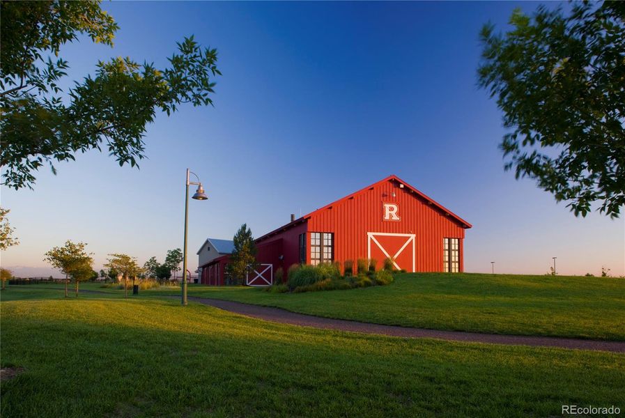 Front exterior of a new home in Reunion, Commerce City, CO, highlighting curb appeal (Image 28).