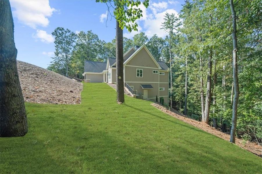 Front exterior of a new home in , Gainesville, GA, highlighting curb appeal (Image 22).