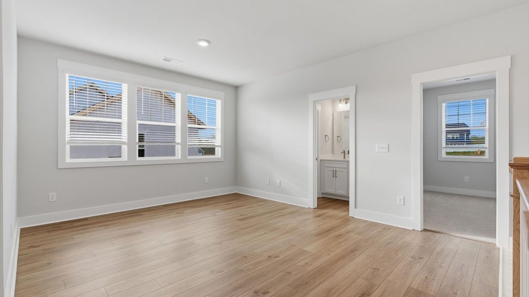 Furnished interior view inside a new home in Kayfield at Midway, Anderson (Image 31).