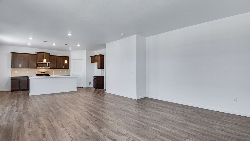 Spacious, unfurnished interior of a new home in Trails at Crowfoot, Parker (Image 22).