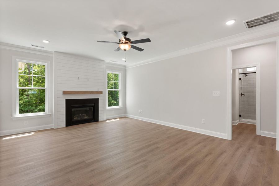Spacious, unfurnished interior of a new home in Fiddler's Ridge, Advance (Image 19).