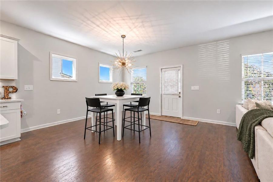 Furnished interior view inside a new home in Berkeley Mill, Cumming (Image 11).