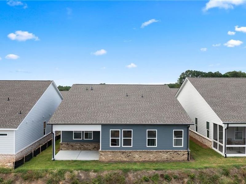 Exterior details and patio area of a home in Kelly Preserve, Loganville (Image 22).