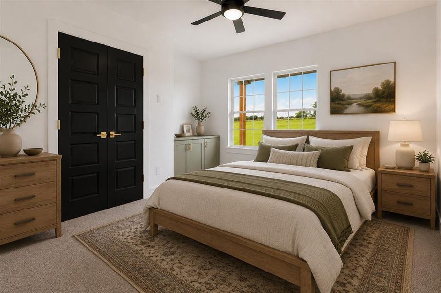 Furnished interior view inside a new home in , Godley (Image 14). Furnished interior view inside a new home in , Godley (Image 14).