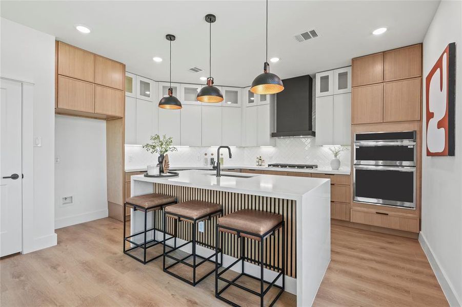 Furnished interior view inside a new home in , Dallas (Image 15).