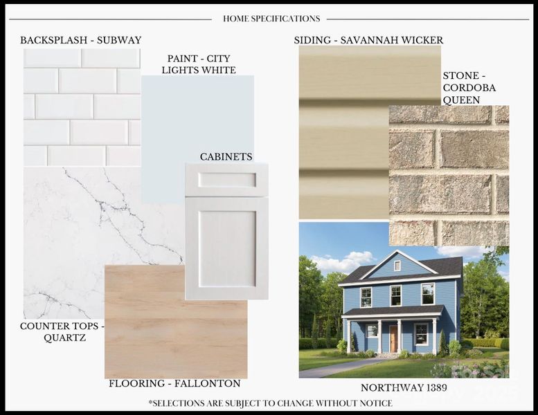 Sample of building materials used in homes in , Belmont (Image 20).