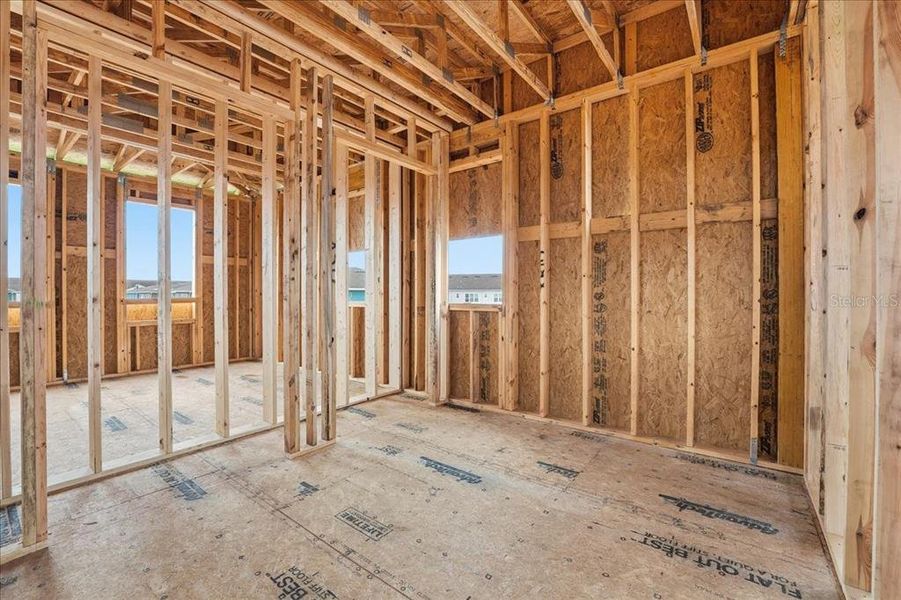 In-progress construction of a new home in , Orlando, FL (Image 27).