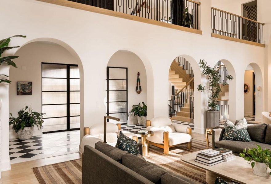 Furnished interior view inside a new home in , Sandy Springs (Image 52).