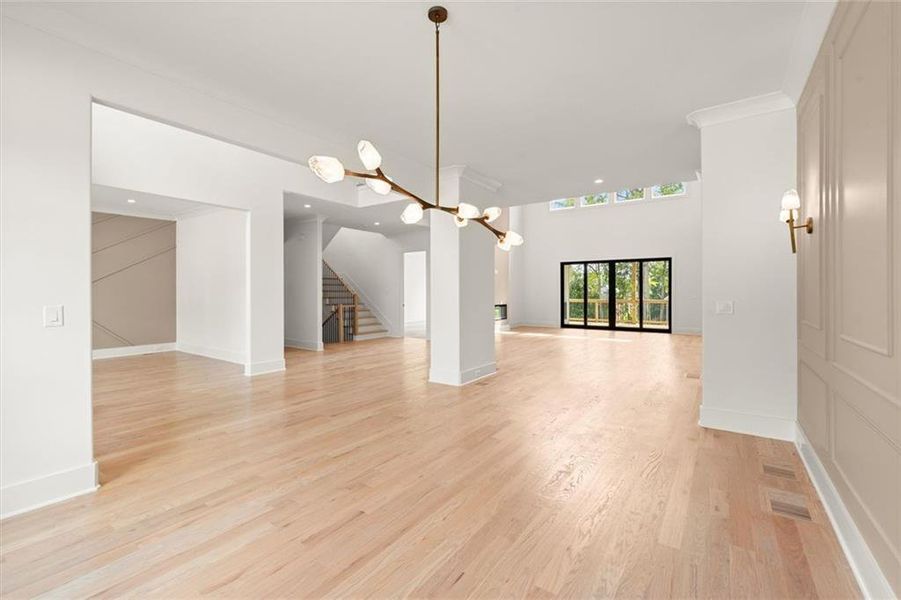 Spacious, unfurnished interior of a new home in , Marietta (Image 20).