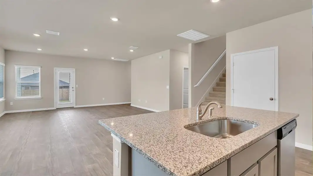 Furnished interior view inside a new home in The Preserve at Forum, Grand Prairie (Image 4). Furnished interior view inside a new home in The Preserve at Forum, Grand Prairie (Image 4).