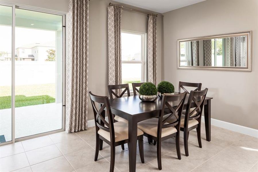 Furnished interior view inside a new home in The Crossings, St. Cloud (Image 6).