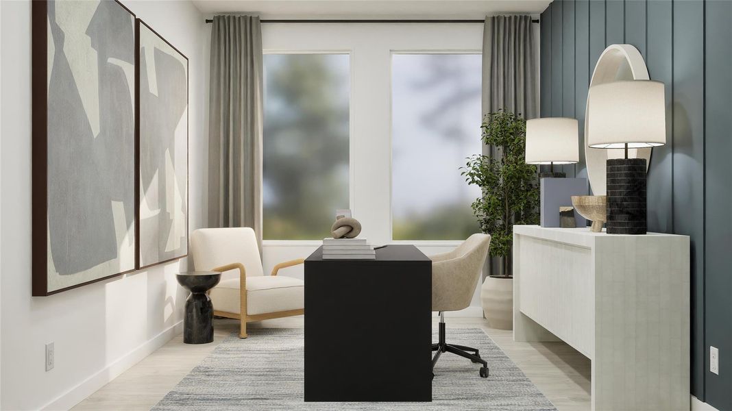 Furnished interior view inside a new home in Clayton Ranch: Classic Collection, Copperas Cove (Image 11). Furnished interior view inside a new home in Clayton Ranch: Classic Collection, Copperas Cove (Image 11).