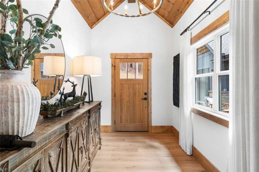 Furnished interior view inside a new home in , Ellijay (Image 5).