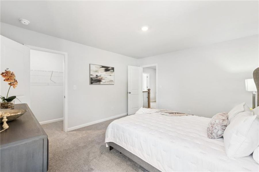 Furnished interior view inside a new home in The Hills at Cedar Creek, Winder (Image 28).