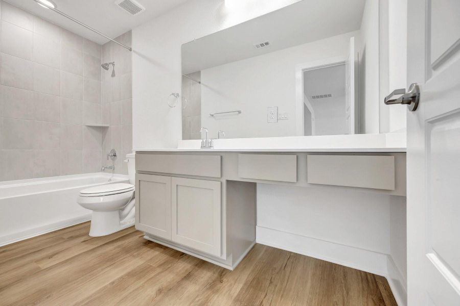 Furnished interior view inside a new home in Marvida, Cypress (Image 7).