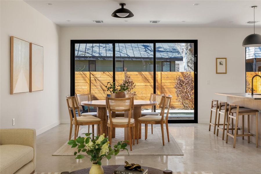 Furnished interior view inside a new home in , Austin (Image 8).