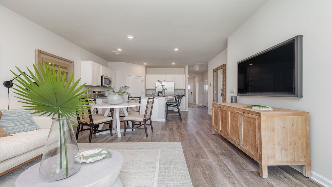 Furnished interior view inside a new home in Brunswick Plantation, Ash (Image 10).