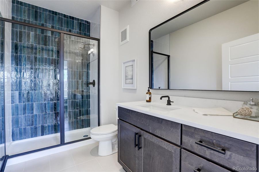 Furnished interior view inside a new home in , Denver (Image 13). Furnished interior view inside a new home in , Denver (Image 13).