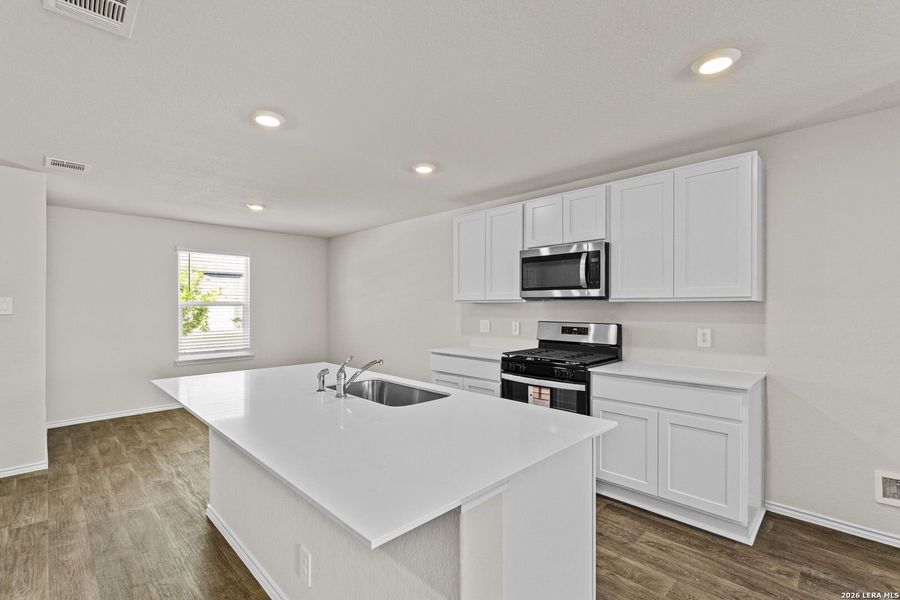 Furnished interior view inside a new home in Redbird Ranch, San Antonio (Image 9).
