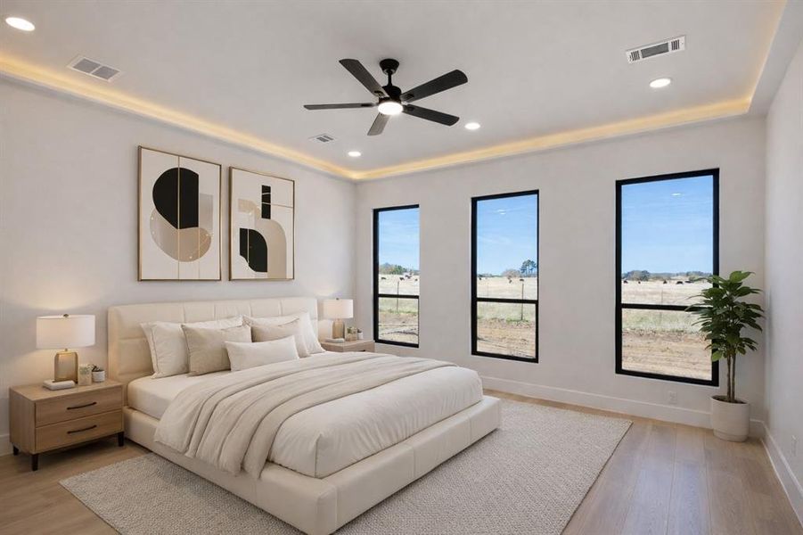 Furnished interior view inside a new home in , Pottsboro (Image 32).