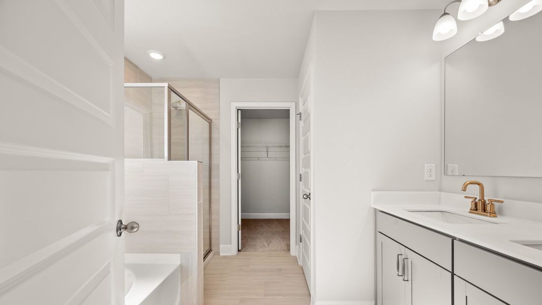 Representative furnished interior of a home built from the Packard by D.R. Horton in Evergreen Crossing, Locust Grove (Image 13).