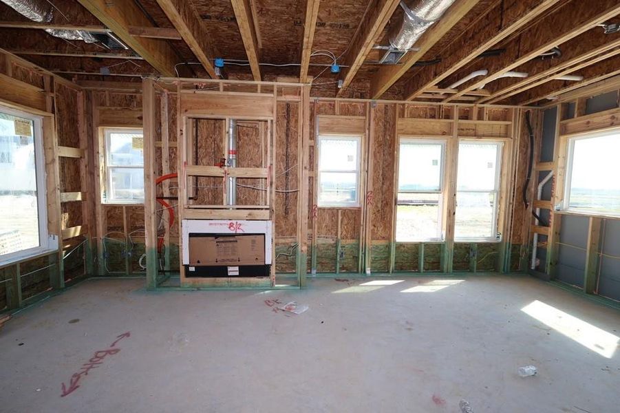 Spacious, unfurnished interior of a new home in Easthaven at Bridgeland Central - Horizon Collection, Cypress (Image 11). Spacious, unfurnished interior of a new home in Easthaven at Bridgeland Central - Horizon Collection, Cypress (Image 11).