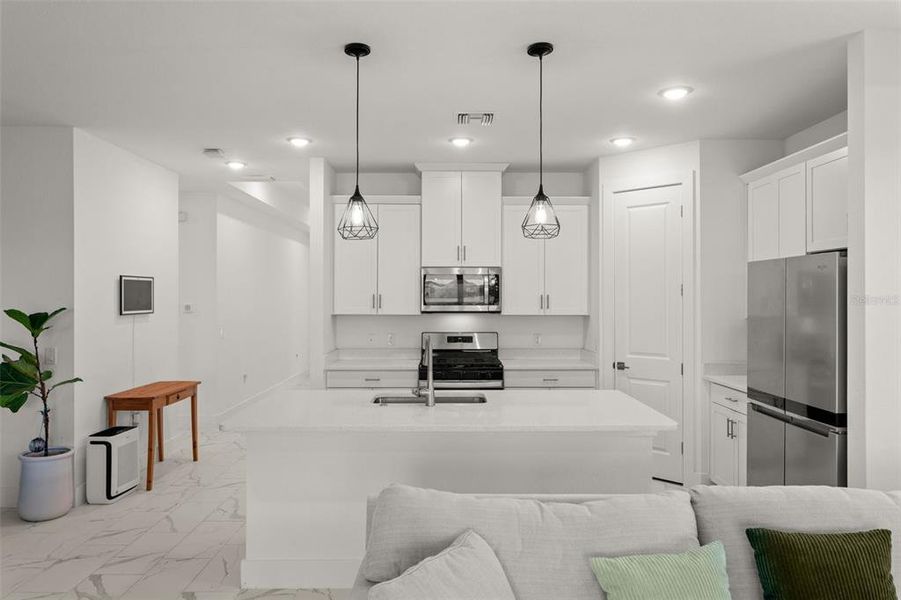 Furnished interior view inside a new home in , Punta Gorda (Image 12).