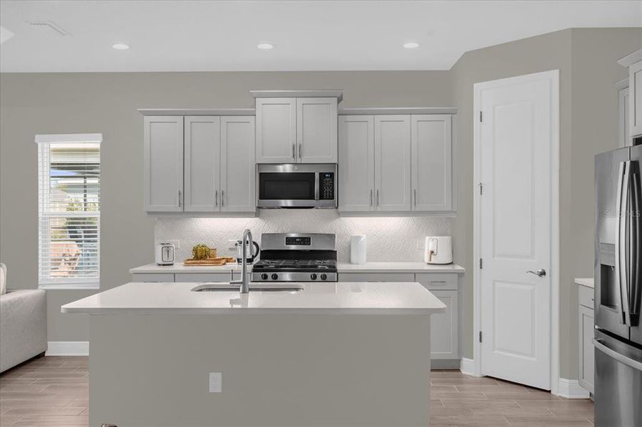 Furnished interior view inside a new home in Canoe Creek, Parrish (Image 12).