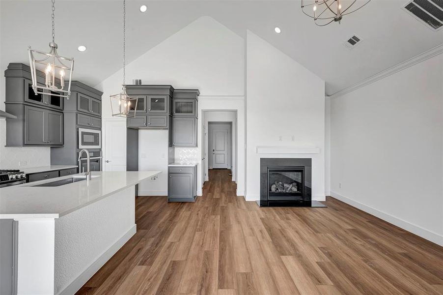 Furnished interior view inside a new home in Gateway Parks, Forney (Image 16).