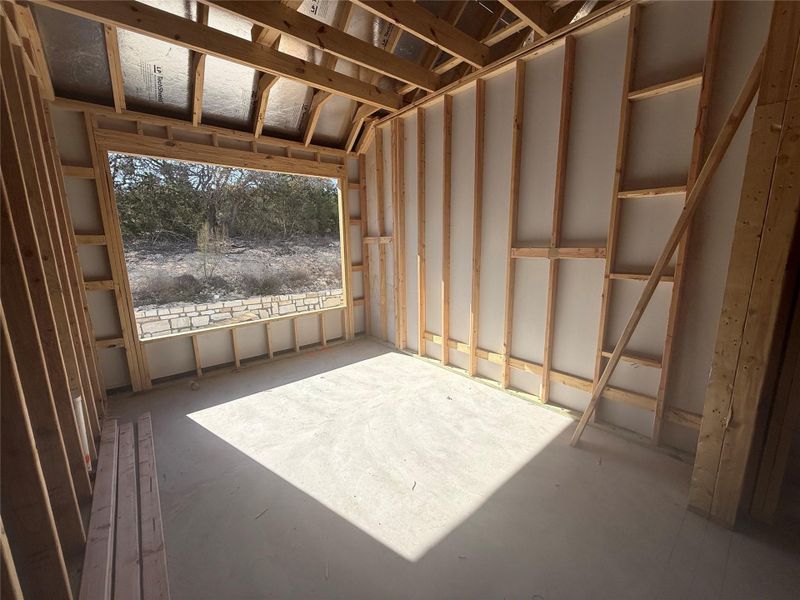 In-progress construction of a new home in Provence, Austin, TX (Image 20).