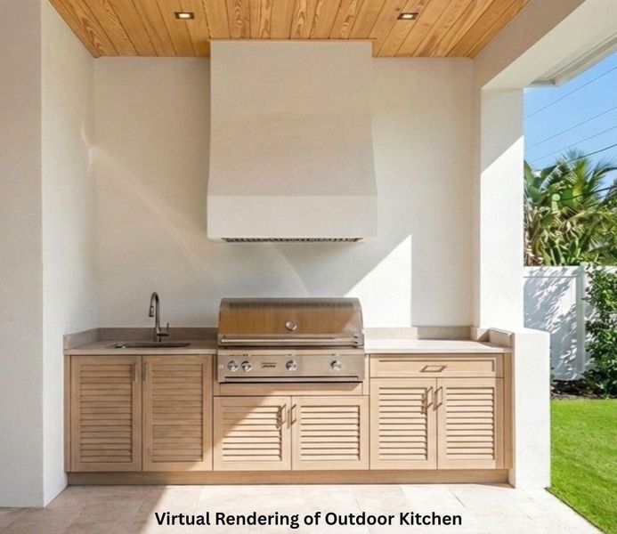 Virtual Rendering of Outdoor Kitchen Virtual Rendering of Outdoor Kitchen