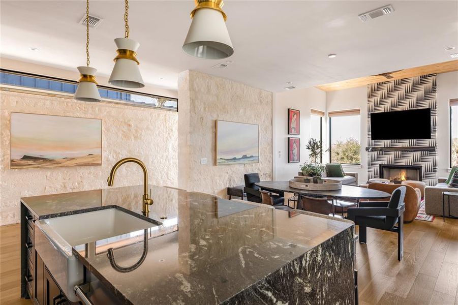 Furnished interior view inside a new home in , Iredell (Image 8).