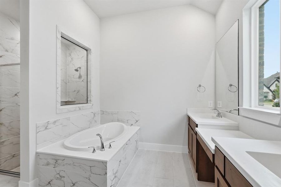 Furnished interior view inside a new home in Devonshire, Forney (Image 7). Furnished interior view inside a new home in Devonshire, Forney (Image 7).