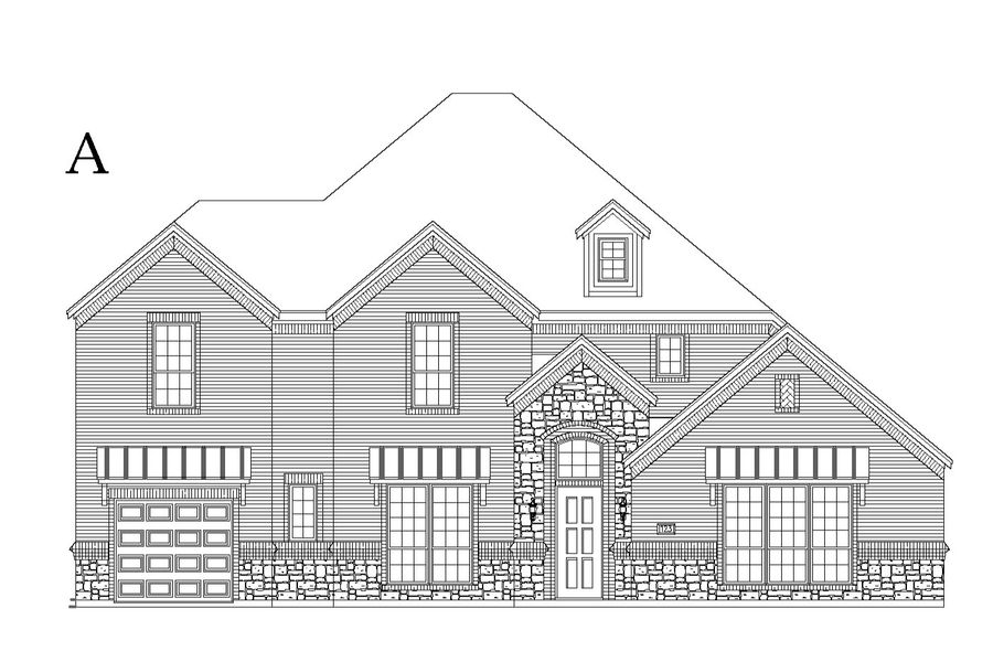 Representative rendering of the exterior for the Davenport by Windsor Homes (Image 5).