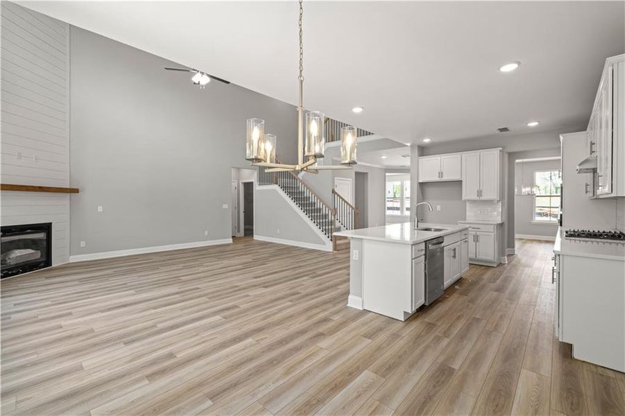 Furnished interior view inside a new home in , Sugar Hill (Image 6).