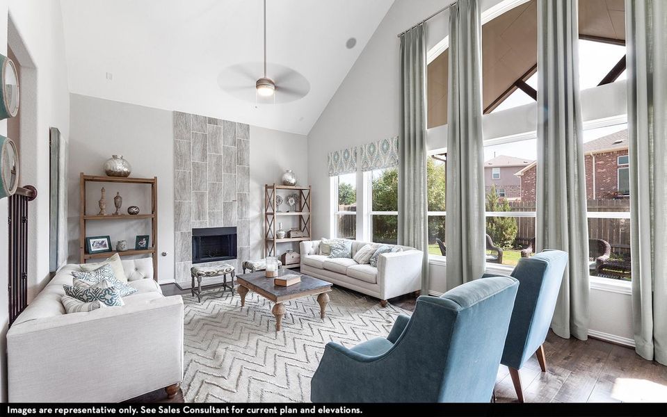 Furnished interior view inside a new home in Sundance Cove, Crosby (Image 15).