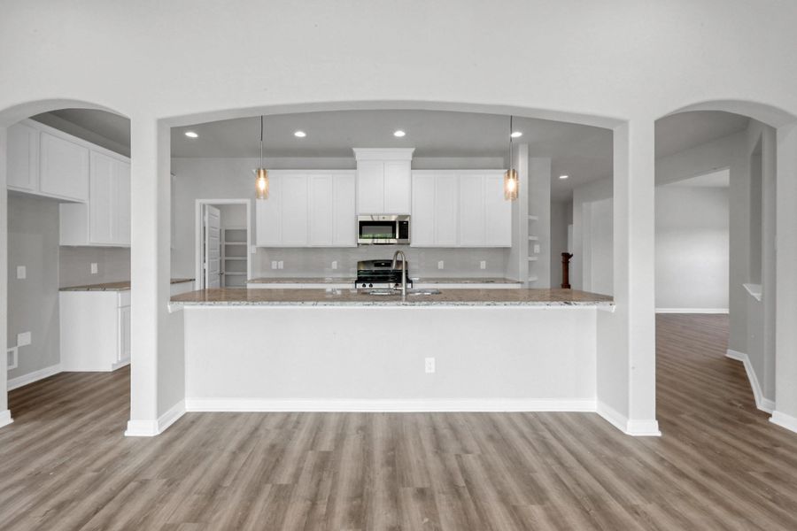 Furnished interior view inside a new home in Lexington Heights 50', Willis (Image 9). Furnished interior view inside a new home in Lexington Heights 50', Willis (Image 9).