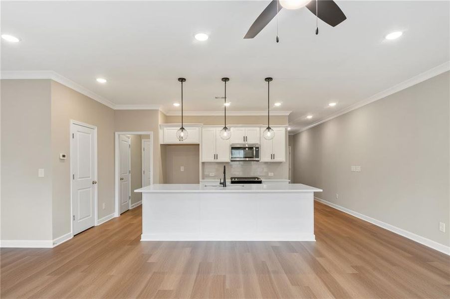 Furnished interior view inside a new home in Cherokee Township, Acworth (Image 8).