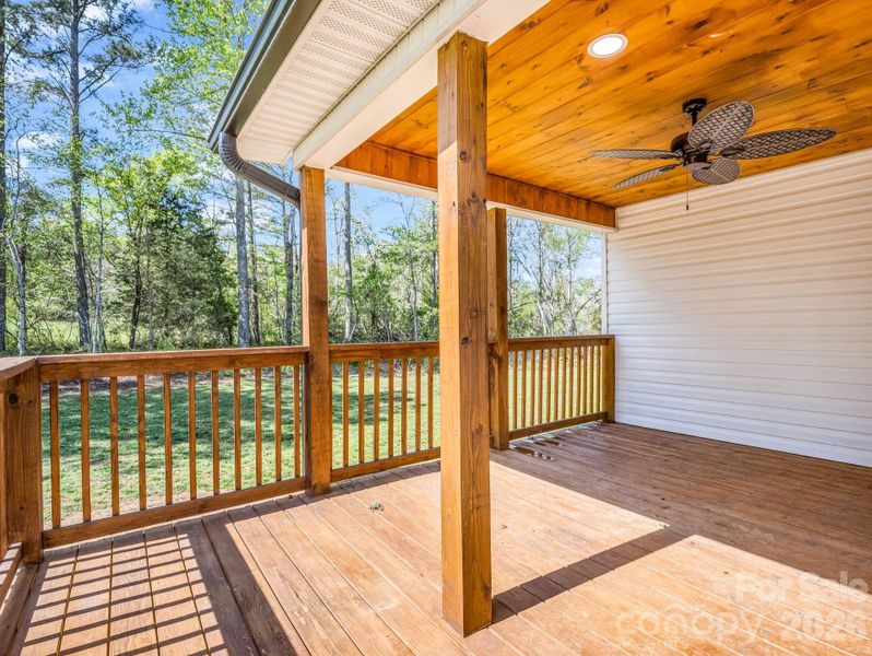 Exterior details and patio area of a home in , Bostic (Image 16).