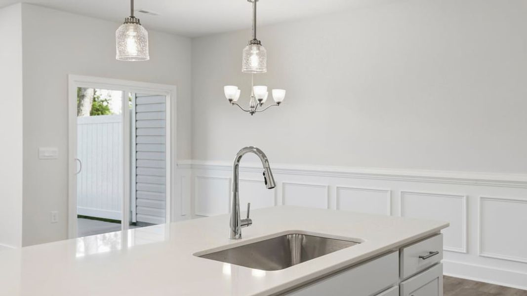Close-up of interior finishes inside a home in Ken's Crossing, Moore (Image 11).
