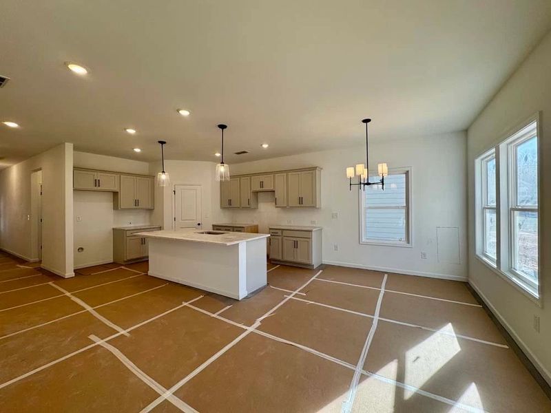 Kitchen featuring Artisan Collection Finishes Construction Progress