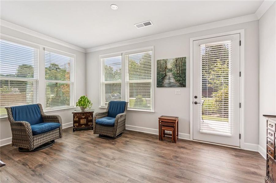 Furnished interior view inside a new home in Lakecrest, Buford (Image 10).