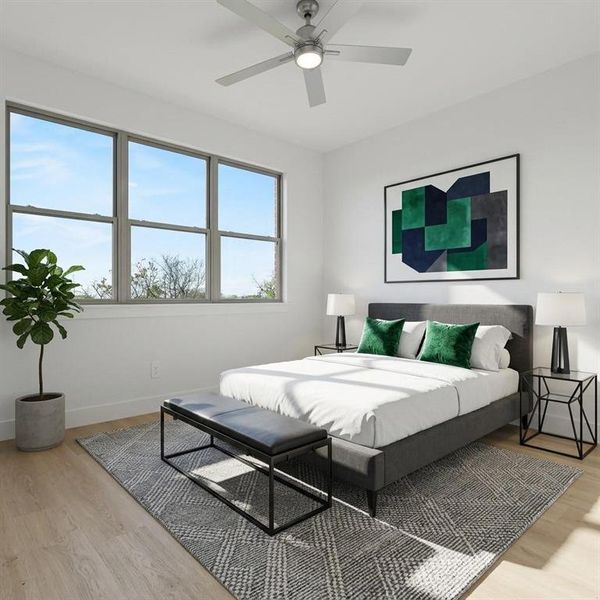 Furnished interior view inside a new home in , Farmers Branch (Image 10).