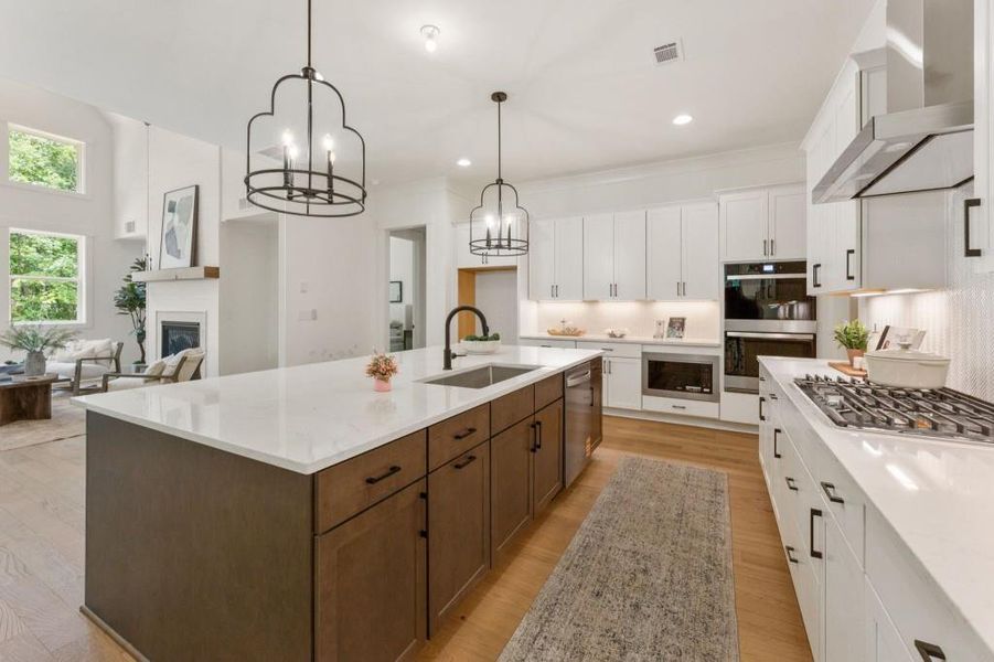 Furnished interior view inside a new home in Arden on Lanier, Cumming (Image 16).
