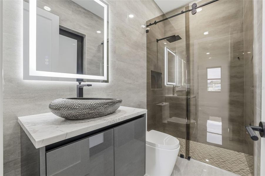 Furnished interior view inside a new home in , Tampa (Image 18).