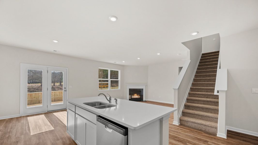 Furnished interior view inside a new home in Poplar Preserve, Newnan (Image 7).