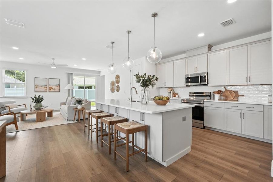 Furnished interior view inside a new home in Palm Coast Homes, Palm Coast (Image 23).