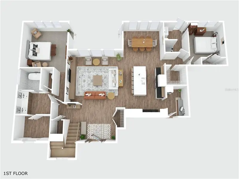 2D floor plan layout of this home in , St. Cloud, FL (Image 5).