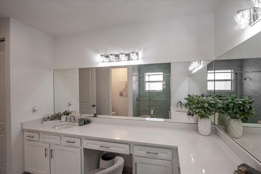 Furnished interior view inside a new home in , Port St. Lucie (Image 28).